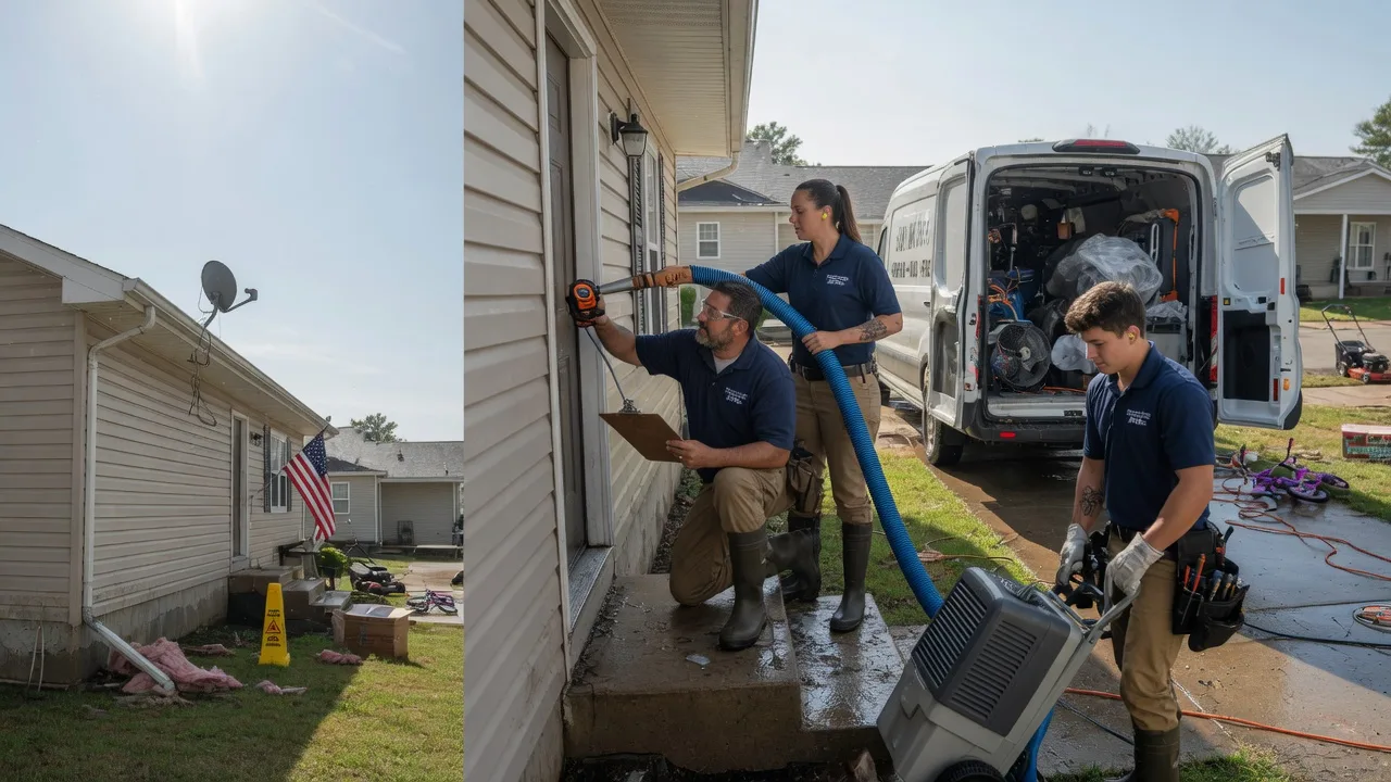 Ceiling Water Damage Restoration in Girard, OH near me